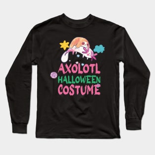 axolotl halloween costume Long Sleeve T-Shirt